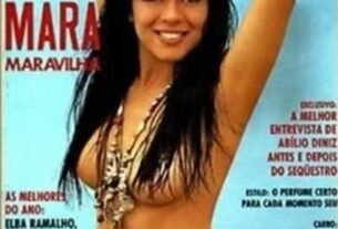 Capa da Revista Playboy com Mara Maravilha