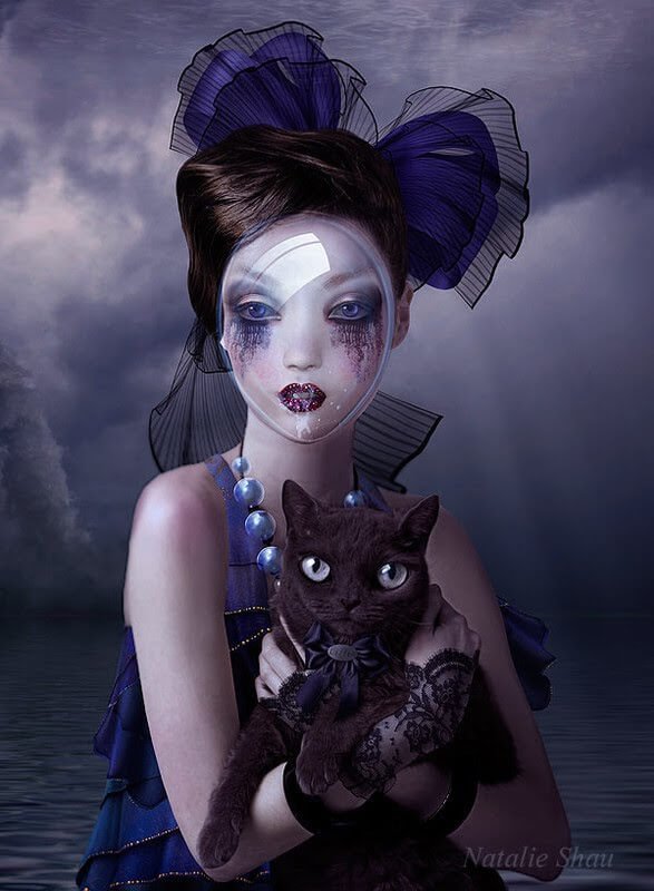 Arte gótica por Natalie Shau