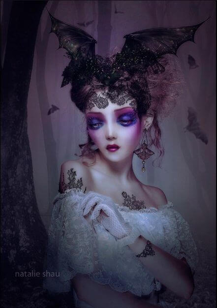 Arte gótica por Natalie Shau