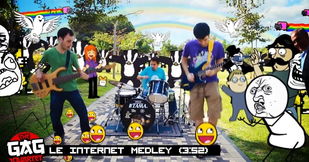 Música : Banda cria Clipe super divertido com mais de 40 Memes da internet