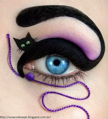 Imagens : Sombras criativas para os olhos femininos