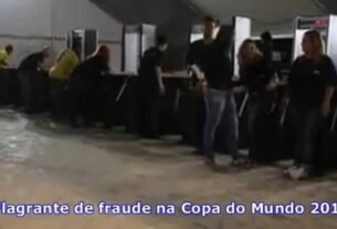 Flagrante de fraude na Copa do Mundo 2014
