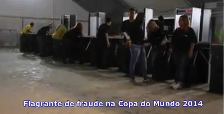 Flagrante de fraude na Copa do Mundo 2014
