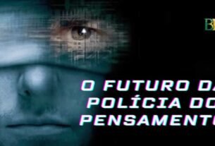 O FUTURO DA POLÍCIA DO PENSAMENTO - Imagem baseada no filme Minority Report , de 2002.