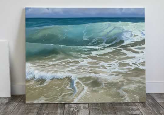 Alexandra Velichko, artista ucraniana, captura a beleza do oceano em pinturas a óleo arrebatadoras 