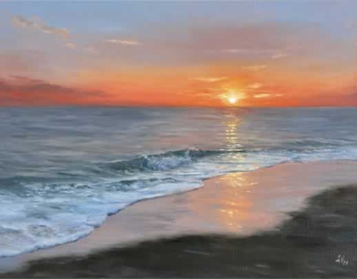 Alexandra Velichko, artista ucraniana, captura a beleza do oceano em pinturas a óleo arrebatadoras 