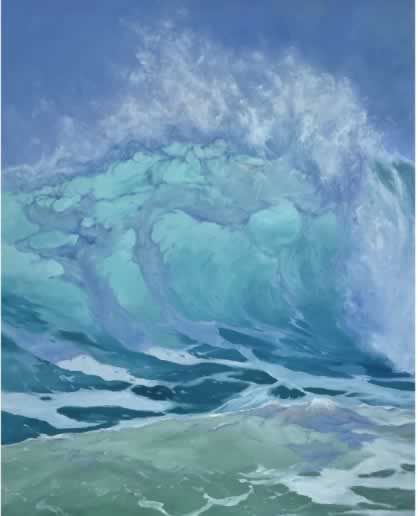 Alexandra Velichko, artista ucraniana, captura a beleza do oceano em pinturas a óleo arrebatadoras 