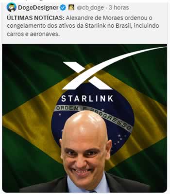 Elon Musk volta a criticar Alexandre de Moraes no X-Twitter: Acabará na prisão por seus crimes
