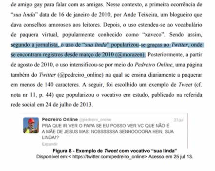 A Origem da Expressão Sua Linda