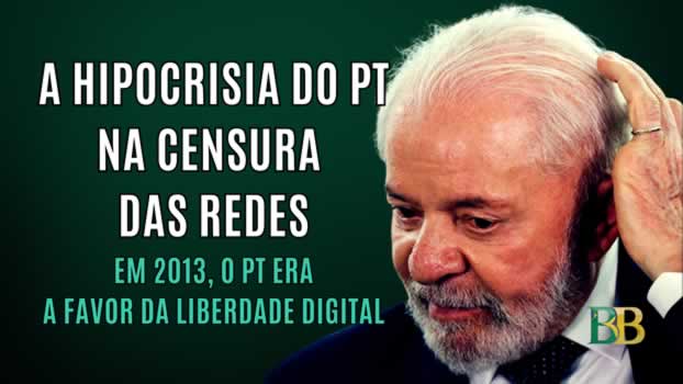 A Hipocrisia do pt na Censura das Redes
