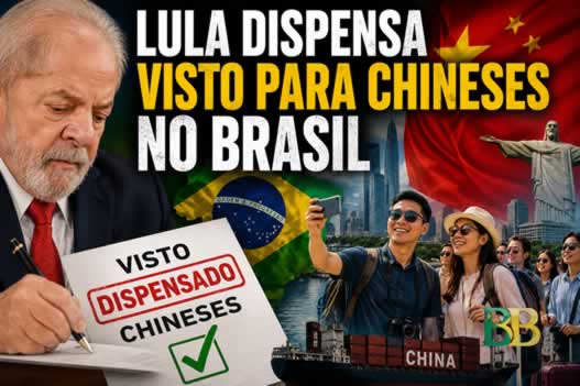 Lula Dispensa Visto para Chineses no Brasil