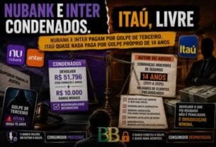 Nubank e Inter condenados. Itaú, livre