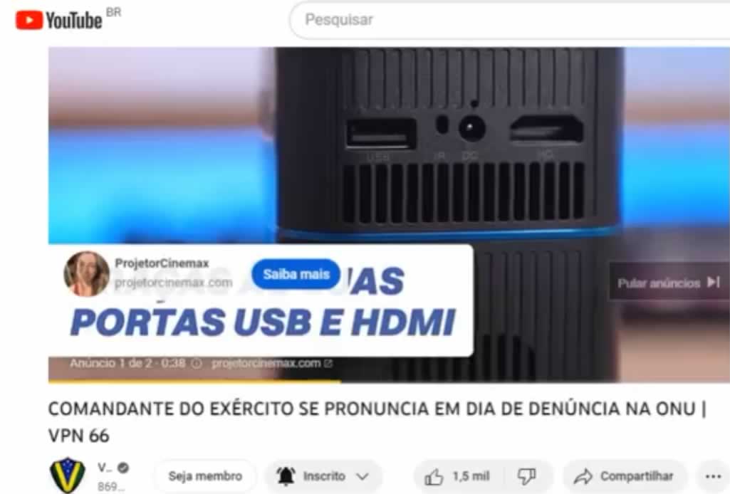 O YouTube detecta tudo — menos golpes