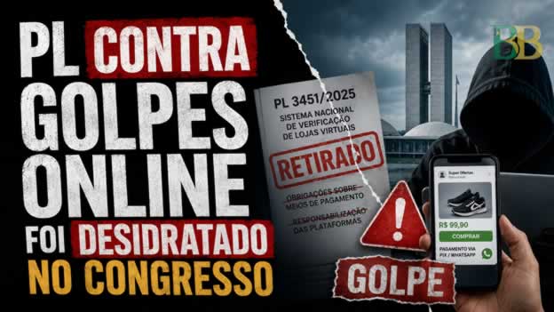 PL contra golpes online foi desidratado no Congresso