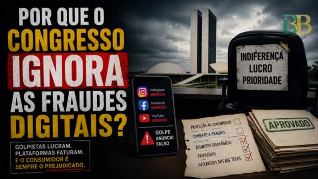 Por que o Congresso ignora as fraudes digitais?