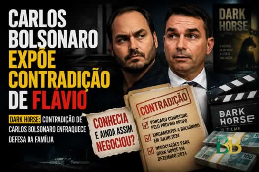 Post de Carlos derruba “Flávio não sabia quem era Vorcaro”