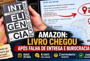 Amazon: Livro chegou após falha de entrega e burocracia_capa