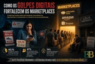 Como os golpes digitais fortalecem os marketplaces