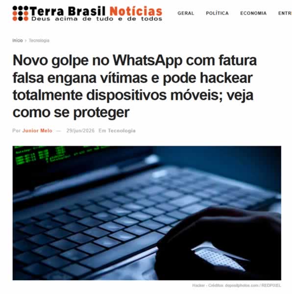 Golpe no WhatsApp: manchete pode induzir ao erro_1