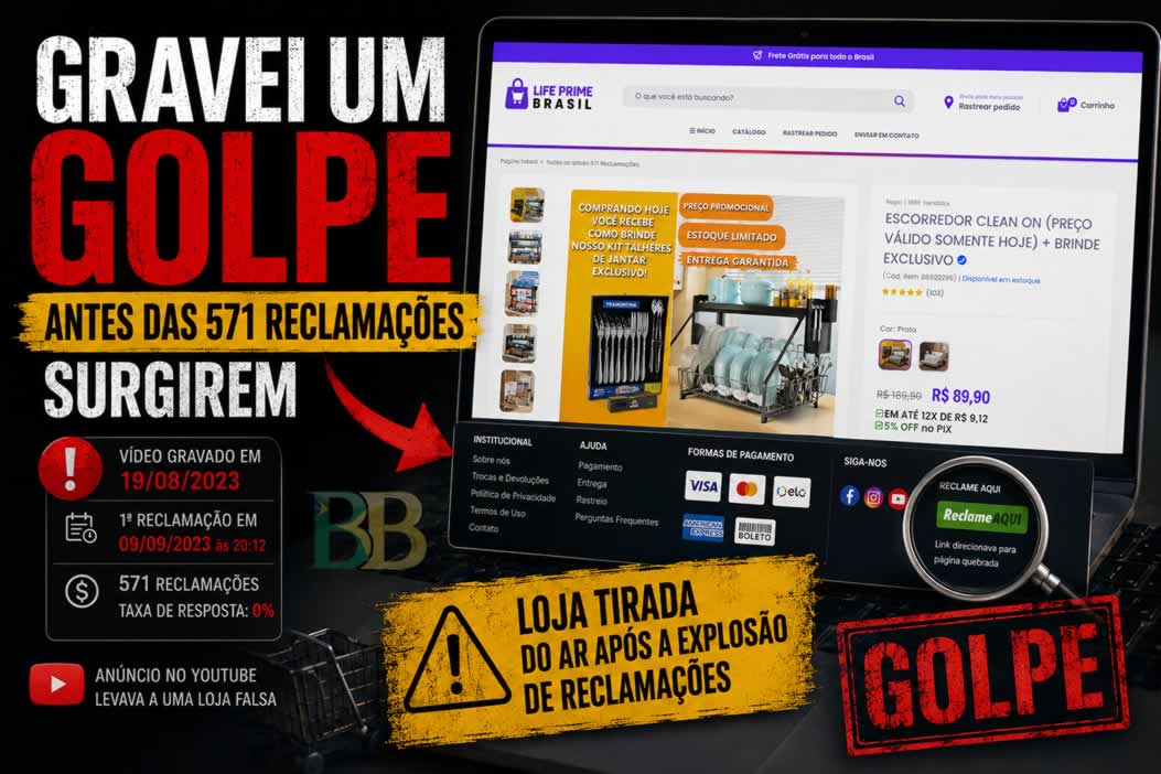Gravei um golpe antes das 571 reclamações surgirem_capa
