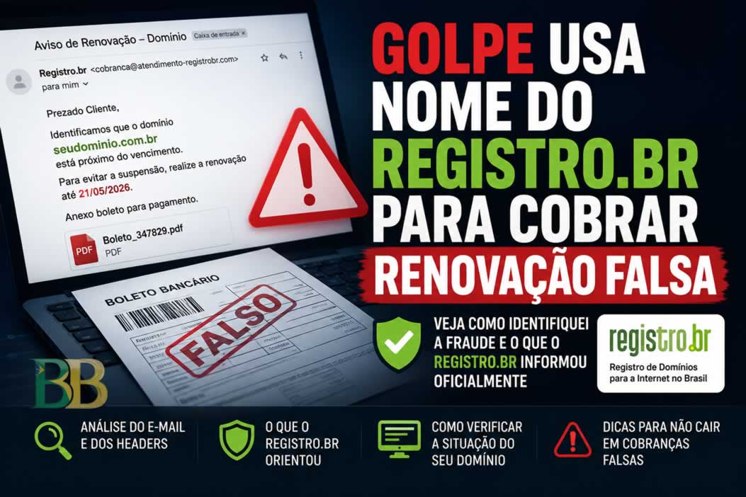 Golpe usa nome do Registro.br para cobrar renovação falsa_capa