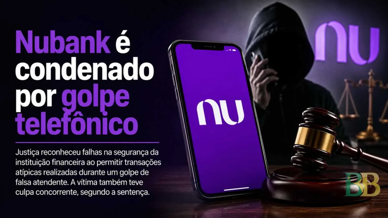 Nubank é condenado por golpe telefônico
