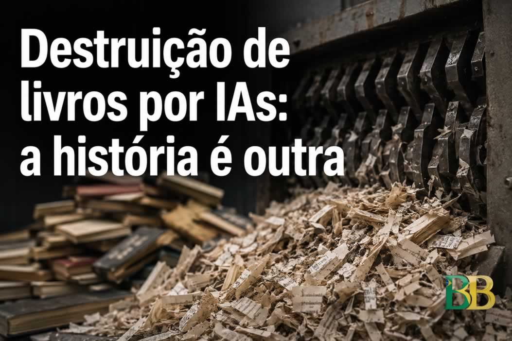 Destruição de livros por IAs: a história é outra