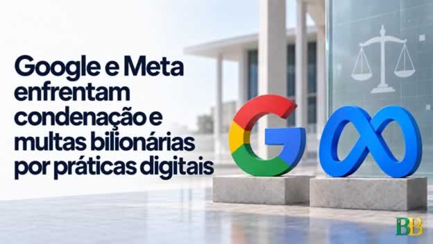 Google e Meta enfrentam multas bilionárias