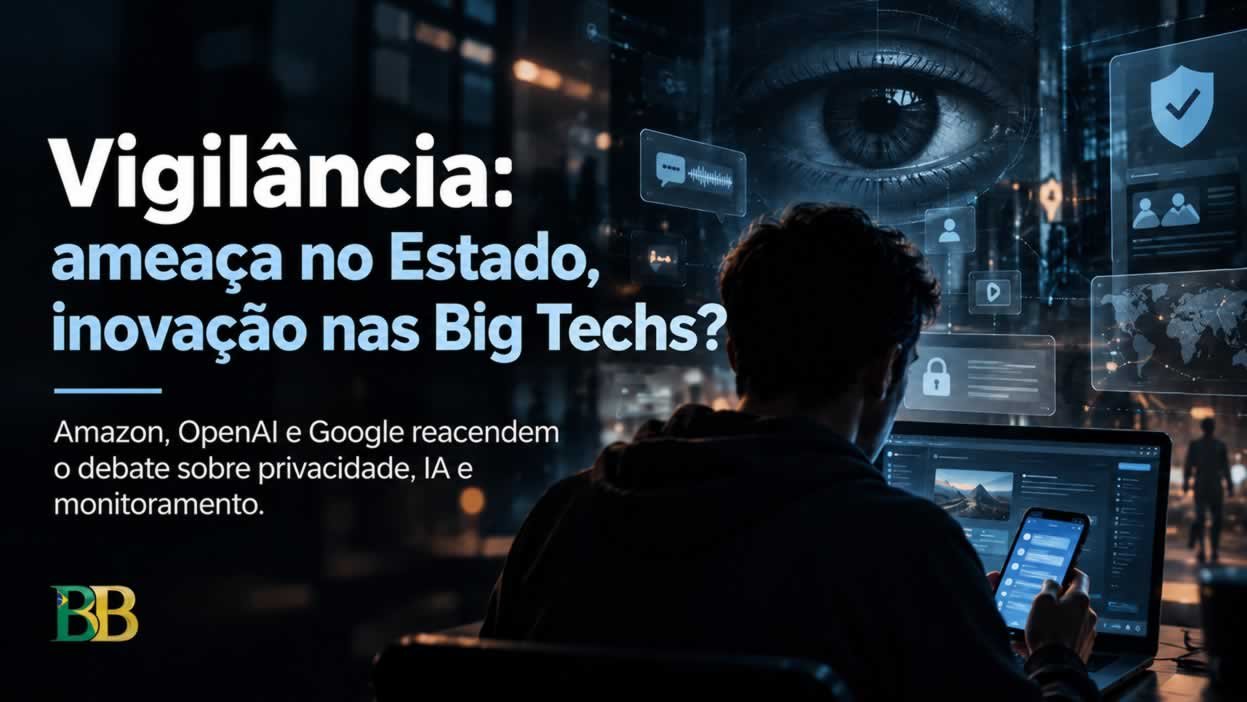 Vigilância: ameaça no Estado, inovação nas Big Techs